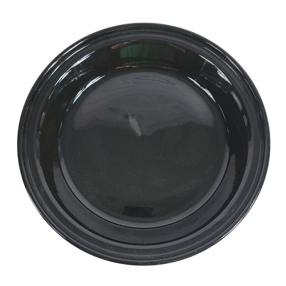 Fiesta Dinnerware Homer Laughlin Black Pie Baker #487 10 1/8" USA Original Box - Picture 1 of 10